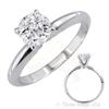 Image 1 : Ring 0.75 ct Solitaire Diamond 14K White Gold