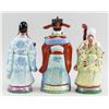 Image 3 : Chinese Porcelain Statues Fu Lu Shou