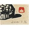 Image 4 : Woodblock Print on Paper San Zi 6/50