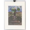 Image 2 : Mexican Lithograph on Paper Signed Frida Kahlo