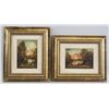 Image 1 : Lot of 2 Italian Oil on Panel Signed Belli