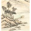 Image 4 : Chinese Watercolor Landscape Signed Wang Hui