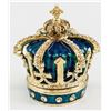 Image 1 : Blue Crown Mini Jewellery Box