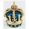 Image 2 : Blue Crown Mini Jewellery Box