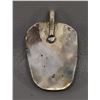 Image 2 : NATIVE AMERICAN NAVAJO SILVER AND TURQOUISE PENDANT MARKED J