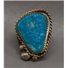 Image 1 : NATIVE AMERICAN NAVAJO SILVER AND TURQOIUSE RING