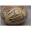 Image 8 : NATIVE AMERICAN SANTA CLARA POTTERY VASE BY MARGARET AND LUTHER