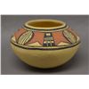Image 2 : NATIVE AMERICAN HOPI POTTERY BOWL SIGNED LJ