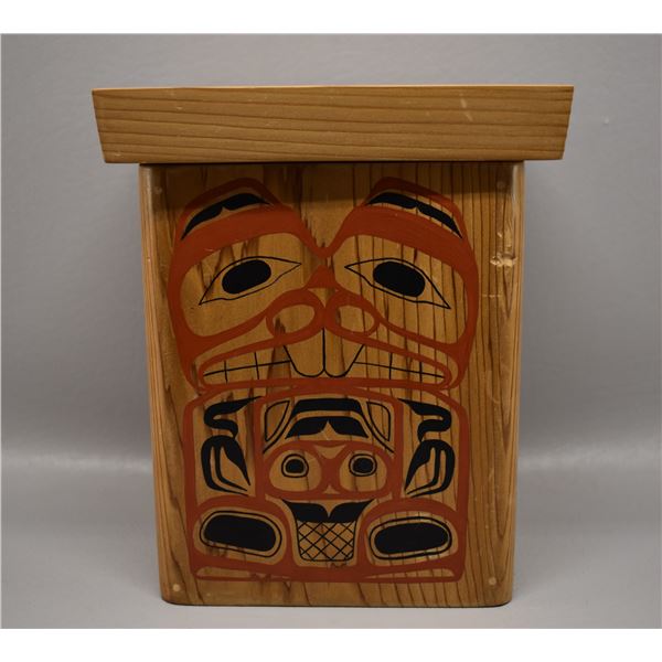 NATIVE AMERICAN NORTHWEST COAST WOODEN BOX