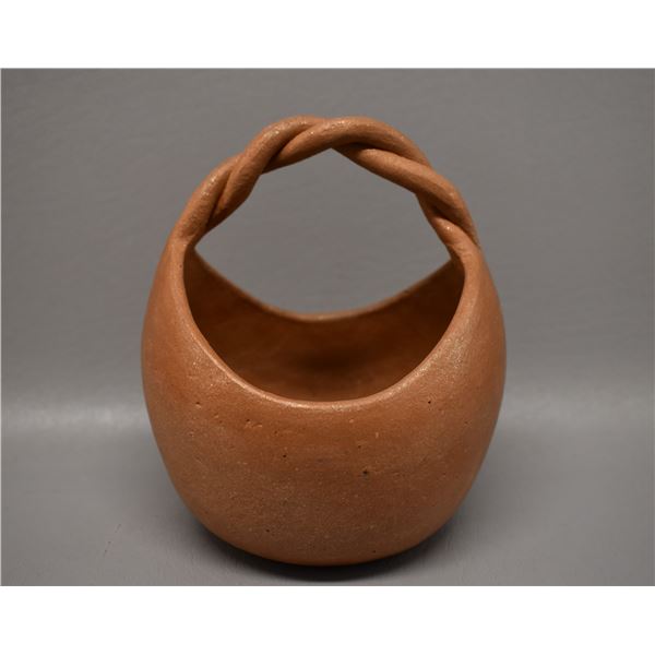 NATIVE AMERICAN TAOS POTTERY BASKET HUDERT LUJAN