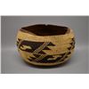 Image 3 : NATIVE AMERICAN HUPA BASKETRY BOWL