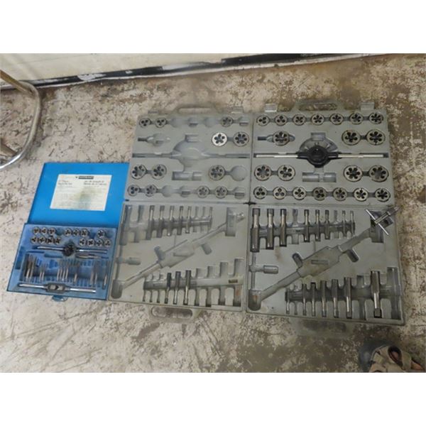 3 Tap & Die Sets -Not Complete