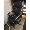 Image 1 : Leather Swivel Office Chair