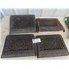 Image 1 : 4 Cast Heating Grates