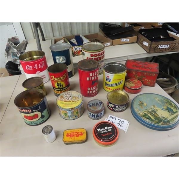 Honey Tins, Blue Ribbon, Union Leader Plus More!