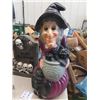 Image 2 : Halloween Ornaments, Rising Up Talkie Zombie Light Up Witch & Tombstone