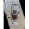 Image 1 : CPR Lantern w Red Glass Hirem Piper Company