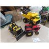 Image 1 : 3 Tonka Toys - Dump Truck, Dozer, & Tractor