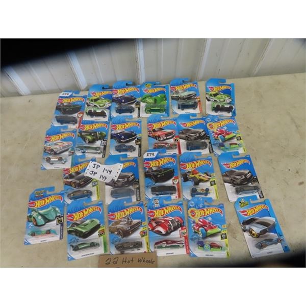 Approx 23 Hotwheels In Packages- Including Bat Mobile