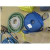 Image 2 : Rubber Garden Hose, Discharge Water Hose, Rope, 20 Volt Cordless Grass Trimmer Plus More!