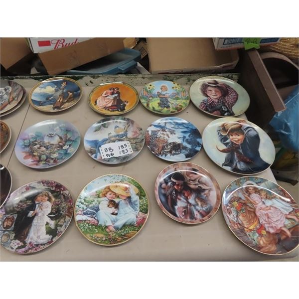 Collector Plates, Many Norman Rockwell