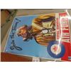 Image 3 : 75th Anniversary Royal Canadian Forces Poster 19" X 25" , Wooden Carved Dog