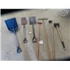 Image 1 : 7 Hand Yard Tools, Post Malt, Shovels, Edger, Ho Plus More