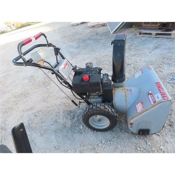 Craftsman II 8.5 HP 27" Snowblower - Working Elec Start