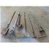 Image 1 : (AR) Speade , Shovel, 3 Rakes, & 2 Hoes