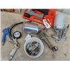 Image 2 : (AR) AIr Tools - Nailer, 2 Paint Sprayers, Gauge Blower, Chucks, Fittings & Paint Sprayer