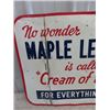 Image 2 : Metal Maple Lead Flour Sign 23" x 35"