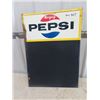 Image 1 : Metal Embossed Pepsi Menu Board 19" X 27"