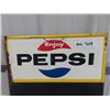 Image 2 : Metal EMbossed Pepsi Menu Board 19"x 27"