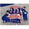 Image 2 : Cardboard Pepsi Cola 2 Sided Sign 14.5"x21"