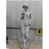 Image 1 : 4' H Lady Yard Ornament- Heavy Plastic- Crack on side