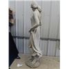 Image 3 : 4' H Lady Yard Ornament- Heavy Plastic- Crack on side