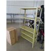 Image 1 : (AR) Metal Shelf 69" x 35" x 16" & Cubboard 30" x 16" x 17"