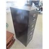 Image 2 : (NY) 4 Drawer Metal Filing Cabinet 52" x 18" x 24"