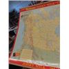 Image 2 : Map of Canada - 2 Sided, w Chocolate Bar Adv- Nelson 1960's Exec Condition