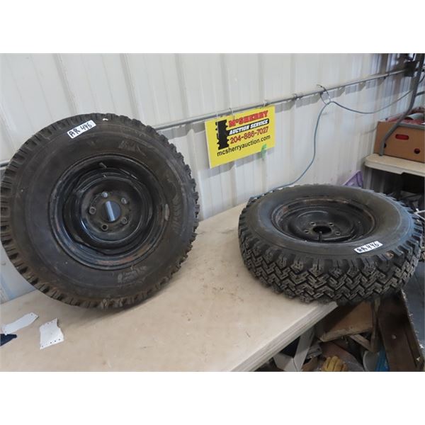 (AR) 2 Tires & Rims E78-14