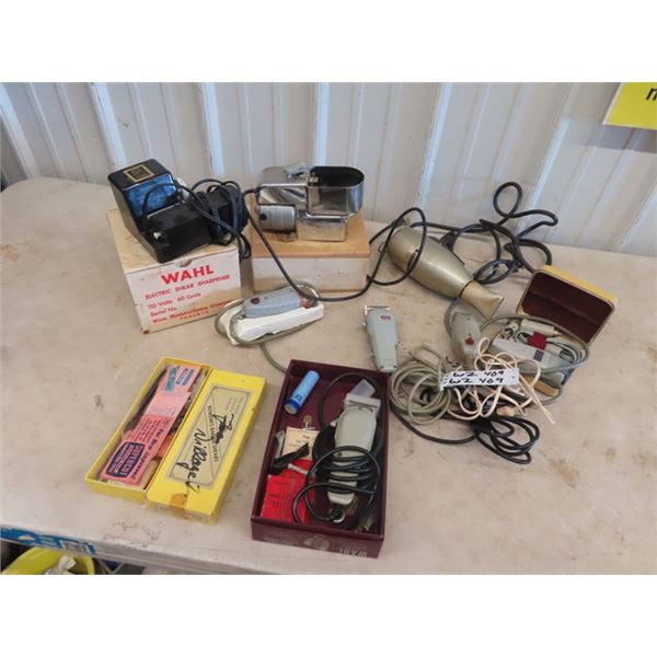 Barber Elec Trimmer, Shavers, Knife Sharpener, Lather Machine, Plus More!