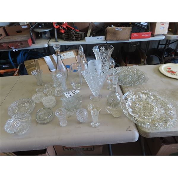 Crystal, Cut Glass, Vase, Decanter, Plus