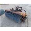 Image 2 : Skid Steer Mount "Trackless Vehicle" 60" Hyd Sweep w Extra Brush