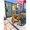 Image 2 : Vintage Railway Baggage Trailer Locking Brakes Off Hitch 10' Long