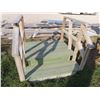 Image 1 : Treated Lumner 2 Rise Stairs Platform Height 14" 54" Width