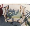 Image 1 : Treated Lumber 2 Rise Stairs- Platform Height 14" , 54" Width