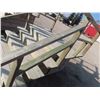 Image 2 : Treated Lumber 5 Rise Stairs, Platform Height 35" 60" Width