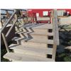 Image 1 : Wooden 5 Rise Stairs Platform Height 38" Width 66"