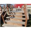 Image 1 : Wooden 5 Rise Stairs Platform Height 38" Width 66"
