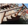 Image 2 : Wooden 5 Rise Stairs Platform Height 38" Width 66"